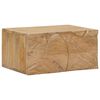 vidaXL H&aring;ndlaget sengeskap Teak brun 40 x 30 x 20 cm Massiv mango tre