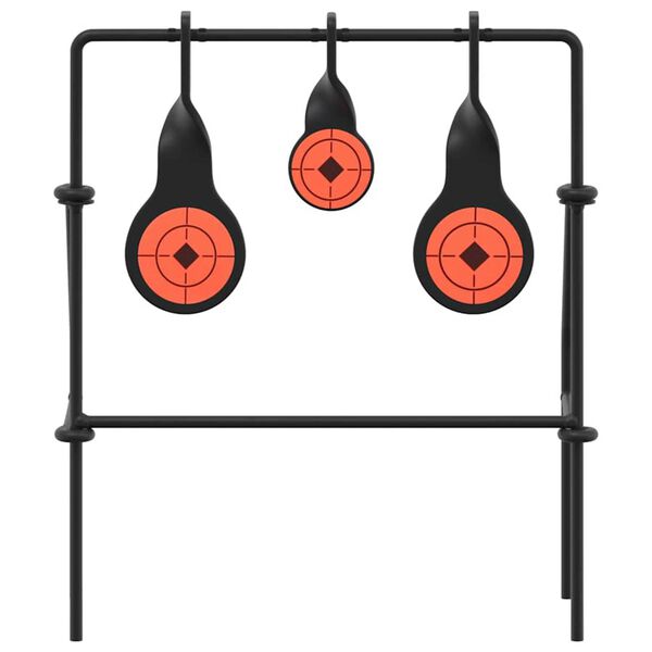 vidaXL Resettingsmål Svart 26 x 13 x 31 cm Stål