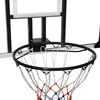 vidaXL Basketballplate gjennomsiktig 106x69x3 cm polyeten