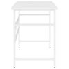vidaXL PC-bord hvit 105x55x72 cm MDF og metall