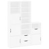 vidaXL Sideskap 5 stk ODDA hvit 40x24x79 cm heltre furu