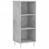 vidaXL Skjenk betonggr&aring; 34,5x32,5x90 cm konstruert tre