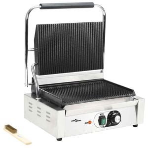 vidaXL Paninigrill riflet 2200 W 43x30,5x20 cm