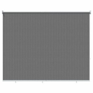 vidaXL Utend&oslash;rs Rullegardin 90% UV-blokk Lysegr&aring; 220 x 140 cm HDPE