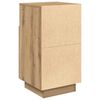vidaXL Nattbord 2 stk med 2 skuffer artisan eik 36x36x68 cm