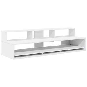 vidaXL Studiobord Hvit 152 x 42,5 x 36 cm Konstruert tre