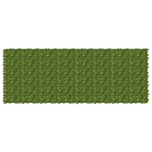 vidaXL Balkong skjerm med blader Gr&oslash;nn og gul 400 x 150 cm
