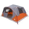 vidaXL Sofort Telt Gr&aring; og Oransje 365 x 280 x 200 cm Polyester og st&aring;l