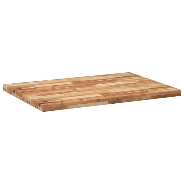 vidaXL Bordplate ubehandlet 120x70x4 cm heltre akasie