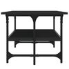vidaXL Salongbord svart 100x50x40 cm konstruert tre
