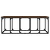 vidaXL Salongbord brun eik 100x50x35,5 cm konstruert tre