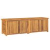 vidaXL Putekasse med pose 175x50x55 cm heltre teak