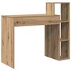 vidaXL Skrivebord Artisan Eik 100 x 40 x 90 cm Konstruert tre