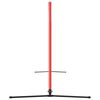 vidaXL Tennisnett svart og r&oslash;d 400x100x87 cm polyester