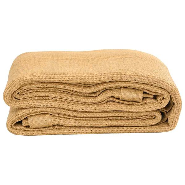 vidaXL Teltteppe sand 300x400 cm HDPE