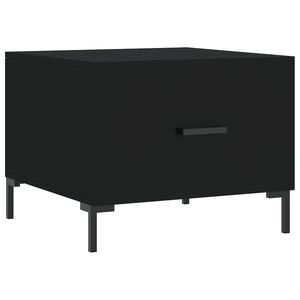 vidaXL Salongbord svart 50x50x40 cm konstruert tre