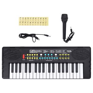 vidaXL 37 tangenter Piano elektrisk keyboard med mikrofon for barn