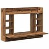 vidaXL Veggmontert skrivebord Gammelt tre 105 x 48 x 75 cm