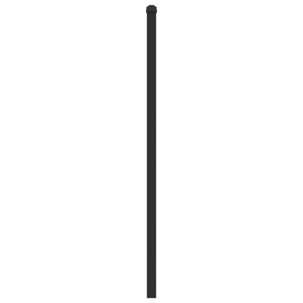 vidaXL Hodegavl brun eik 80 cm konstruert tre og st&aring;l