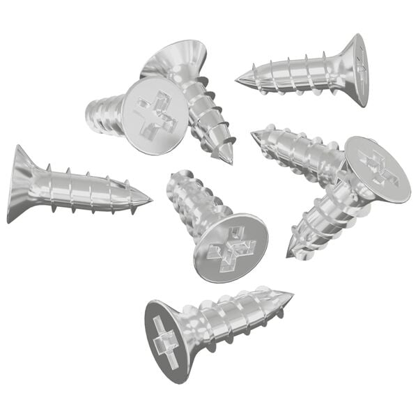 vidaXL Speilhenger Brakett 2 pcs Nikkel 35 x 30 x 8,3 mm St&aring;l