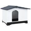 vidaXL Hundehus gr&aring;tt 90,5x68x66 cm polypropylen