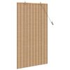vidaXL Rullegardin med gardiner Natur 80 x 160 cm Bambus