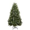 vidaXL Kunstig juletre med 300 LED gr&oslash;nn 300 cm PVC og metall