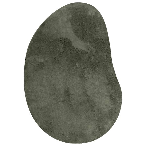 vidaXL Teppe Skoggrønn 140 x 200 cm Polyester