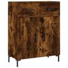 vidaXL Highboard r&oslash;kt eik 69,5x34x180 cm konstruert tre