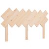 vidaXL Sengegavl 151,5x3x81 cm heltre furu