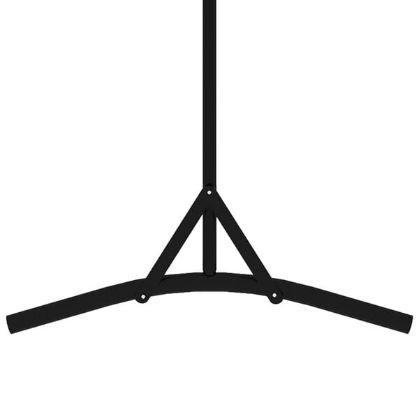 vidaXL Romdeler svart 175x180 cm stoff