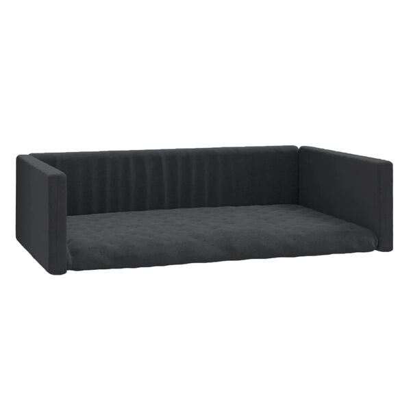 vidaXL Hundeseng for bil svart 110x70 cm linutseende