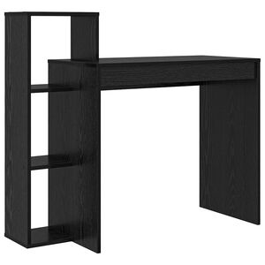 vidaXL Skrivebord Svart Eik Konstruert tre 100 x 40 x 90 cm