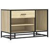 vidaXL Skobenk sonoma eik 80x40x53,5 cm konstruert tre og metall
