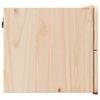 vidaXL Nattbord med skuff Brun 39 x 34 x 33 cm Heltre furu