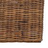 vidaXL Planter Kurv med lagring 2 pcs Brun Lacak Rattan