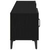 vidaXL TV-skap Svart Eik 180 x 31,5 x 40 cm Konstruert tre