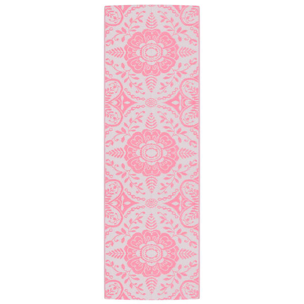 vidaXL Uteteppe ARAKIL Rosa 80x250 cm PP