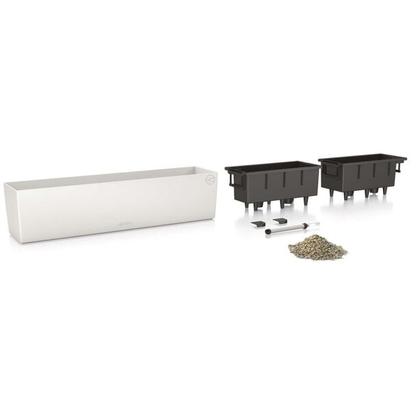 LECHUZA Plantekasse Balconera Color 80 ALL-IN-ONE hvit 15680