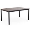 Keter Signature Porto-bord 160 cm - ask og svart st&aring;l