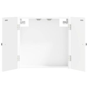 vidaXL Dartbrettskap EDE Hvit 52,5 x 10,5 x 53,5 cm Konstruert tre