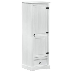 vidaXL Garderober Hvit 55 x 50 x 170 cm Massiv furu