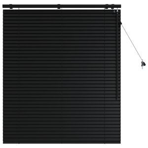 vidaXL Venetiansk persienne Svart 110 x 130 cm 35 mm