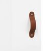 vidaXL Highboard h&oslash;yglans hvit 34,5x34x180 cm konstruert tre