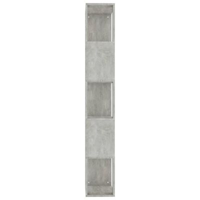 vidaXL Bokhylle/Romdeler betong grå 45x24x159 cm sponplate