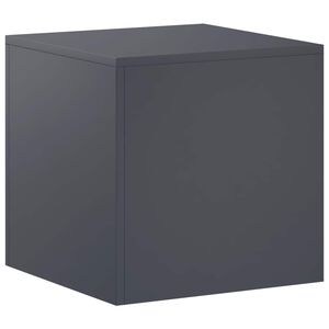 vidaXL Planteholder Antrasitt 40 x 40 x 40 cm Rustfritt st&aring;l