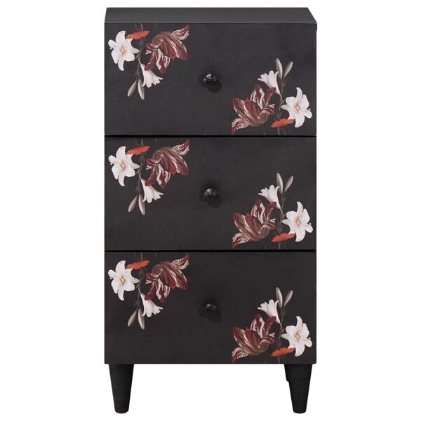 vidaXL Oppbevaringsskap Flerfarget 40 x 33,5 x 75 cm Massiv mango tre