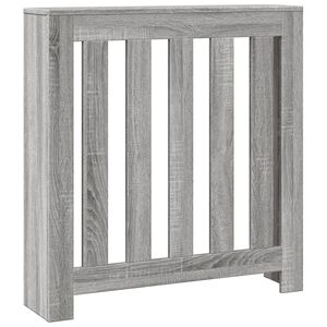 vidaXL Radiatordeksel gr&aring; sonoma 78x20x82 cm konstruert tre