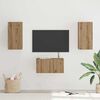 vidaXL TV-benksett 3 pcs artisan eik 60 x 30 x 30 cm Konstruert tre