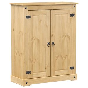 vidaXL Skoskap Corona 86x38,5x108 cm heltre furu